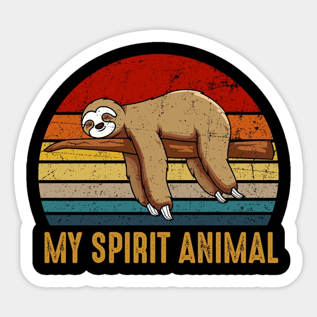 My Spirit Animal Vintage Sticker by beckeraugustina